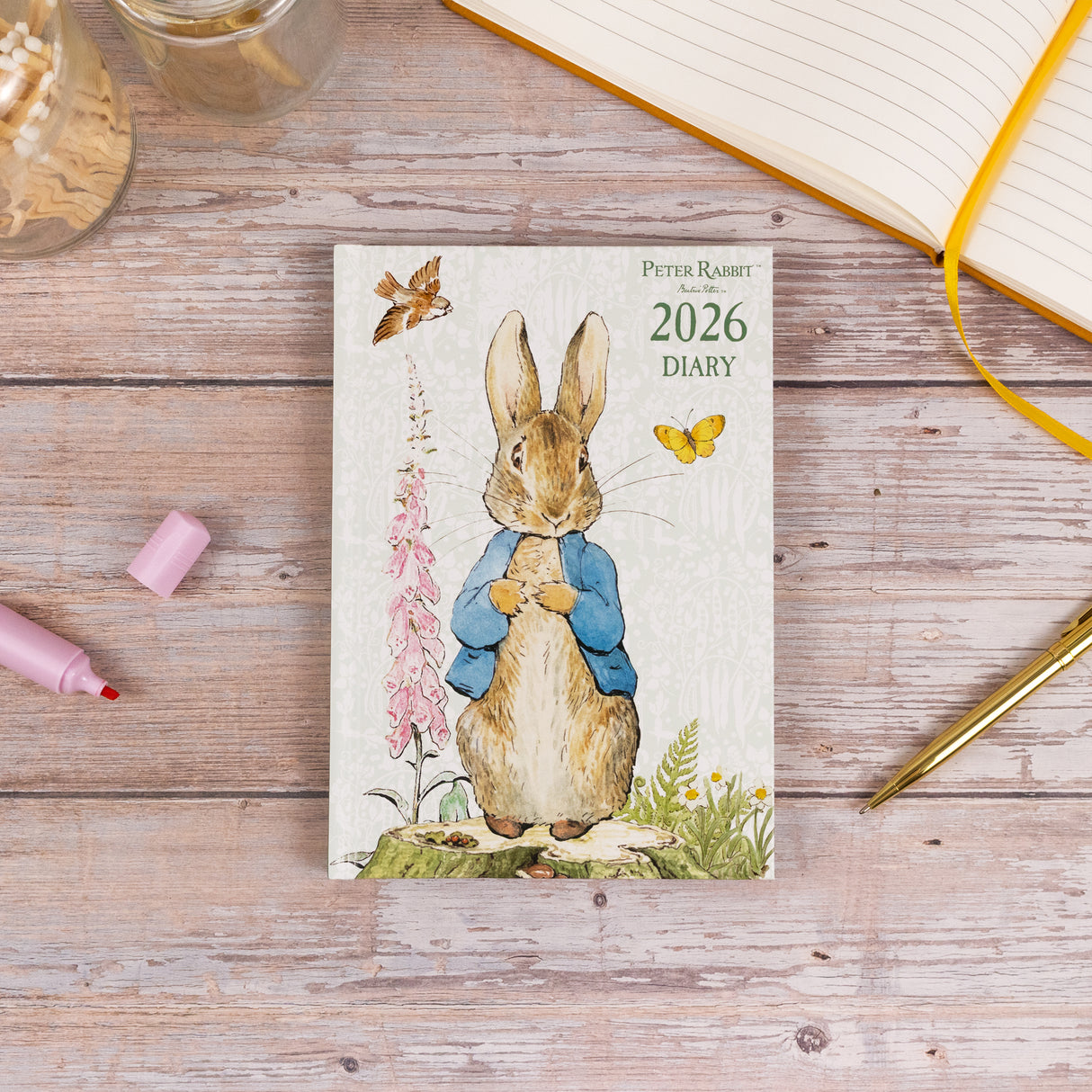 Peter Rabbit 2026 A5 Weekly Diary – Hardback Week-to-View Planner