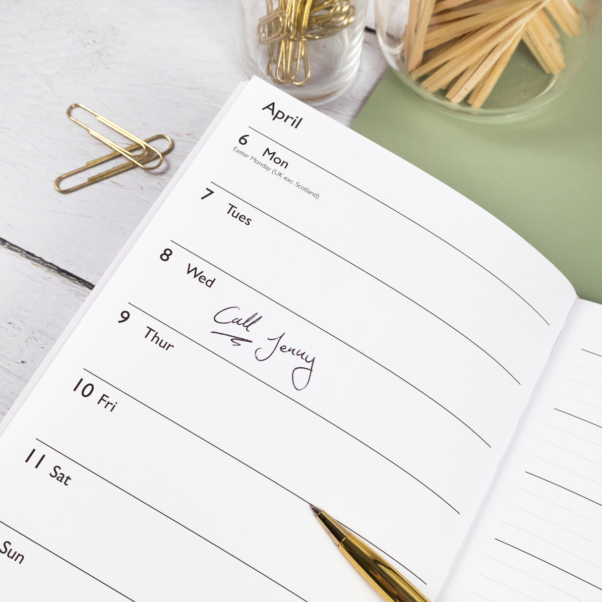 Art Deco 2026 A5 Diary – Weekly View – Claire Coxon Design