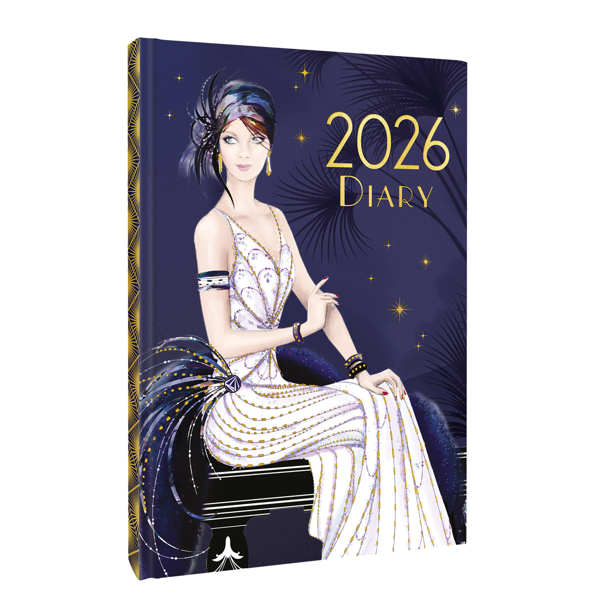 Art Deco 2026 A5 Diary – Weekly View – Claire Coxon Design