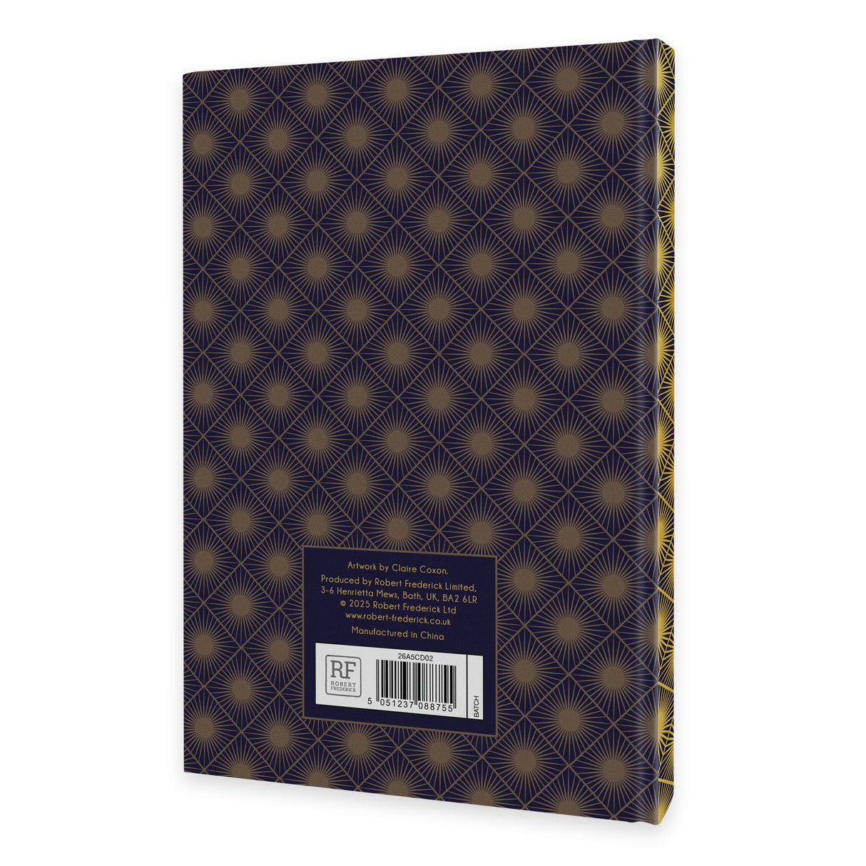 Art Deco 2026 A5 Diary – Weekly View – Claire Coxon Design