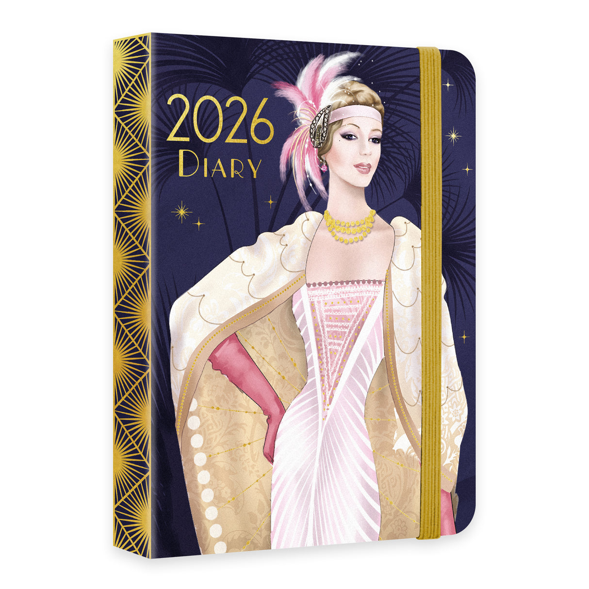 Art Deco 2026 A6 Diary – Weekly View – Claire Coxon Design