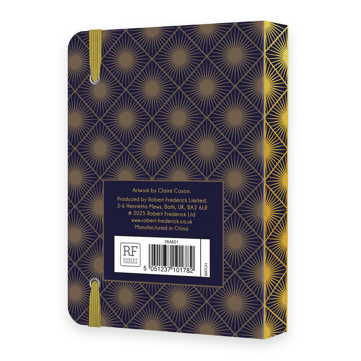 Art Deco 2026 A6 Diary – Weekly View – Claire Coxon Design