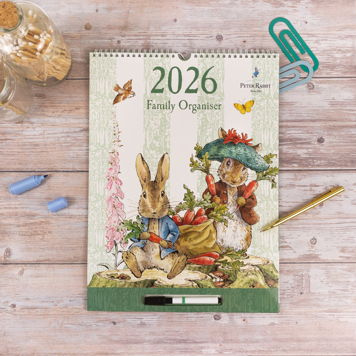Peter Rabbit 2026 Family Organiser Wall Calendar