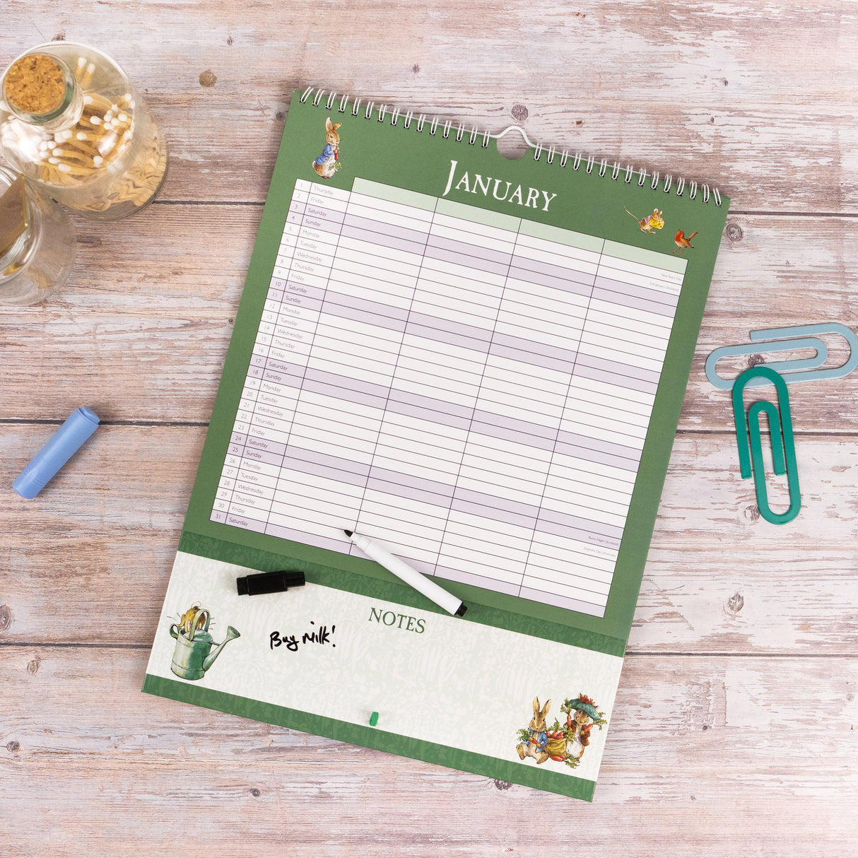Peter Rabbit 2026 Family Organiser Wall Calendar