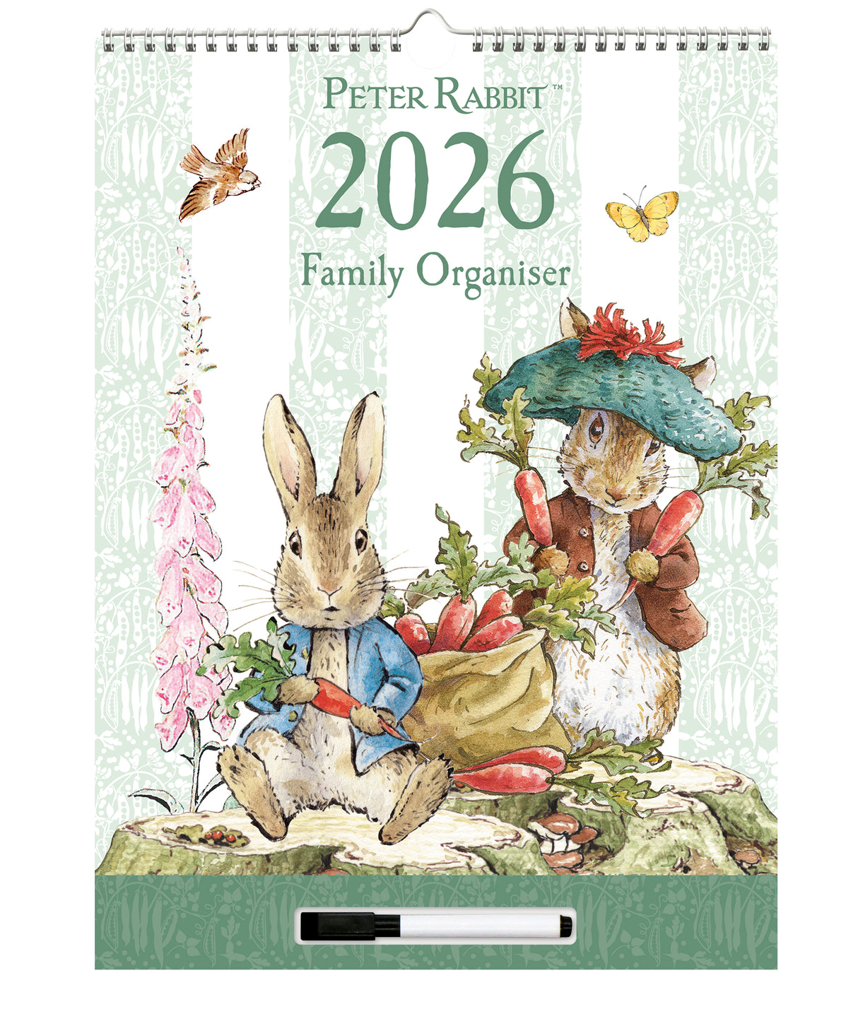 Peter Rabbit 2026 Family Organiser Wall Calendar