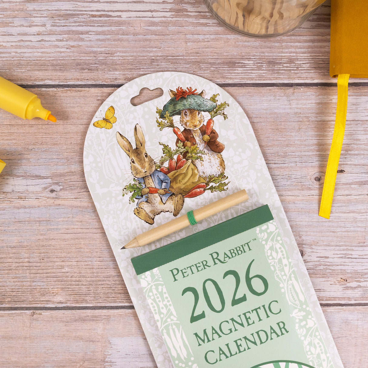 Peter Rabbit 2026 Magnetic Weekly Calendar