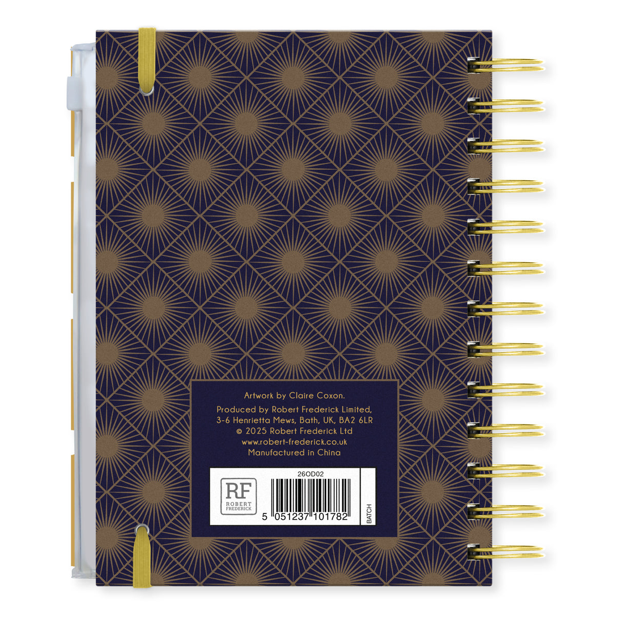 Claire Coxon Art Deco 2026 Organiser Diary