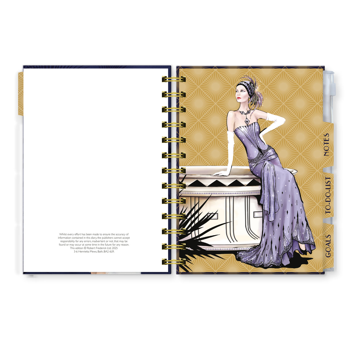 Claire Coxon Art Deco 2026 Organiser Diary