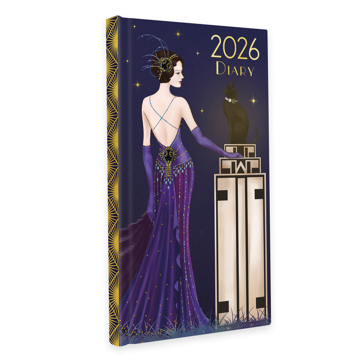 Claire Coxon Art Deco 2026 Slim Weekly Diary