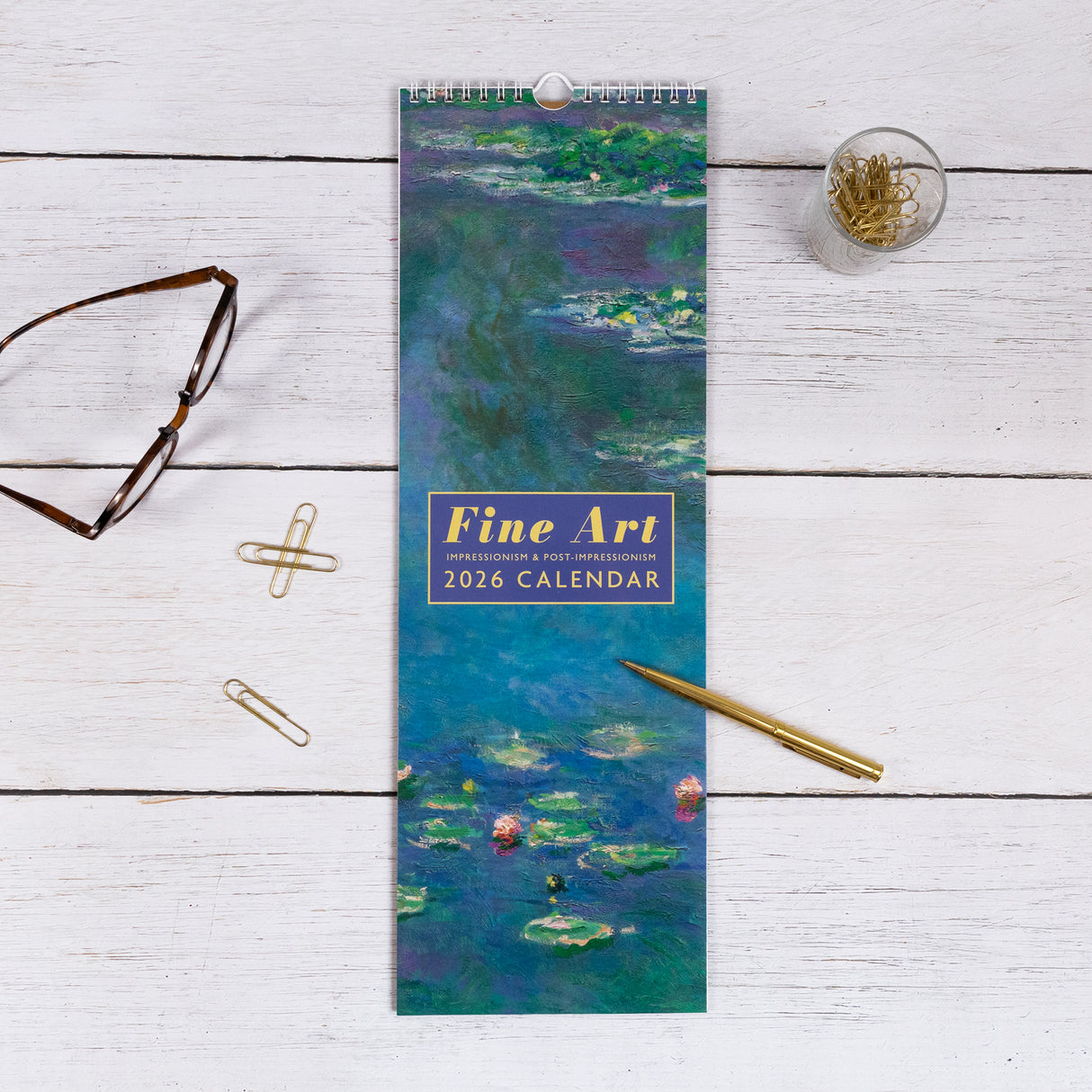 Fine Art 2026 Slim Wall Calendar