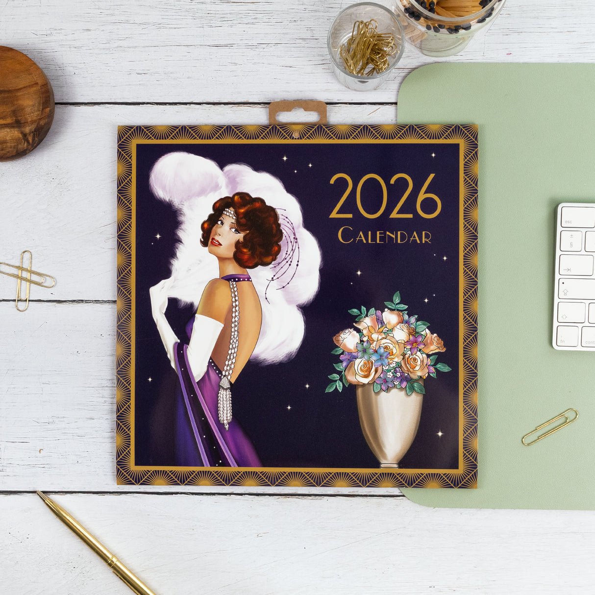 Claire Coxon Art Deco 2026 Wall Calendar