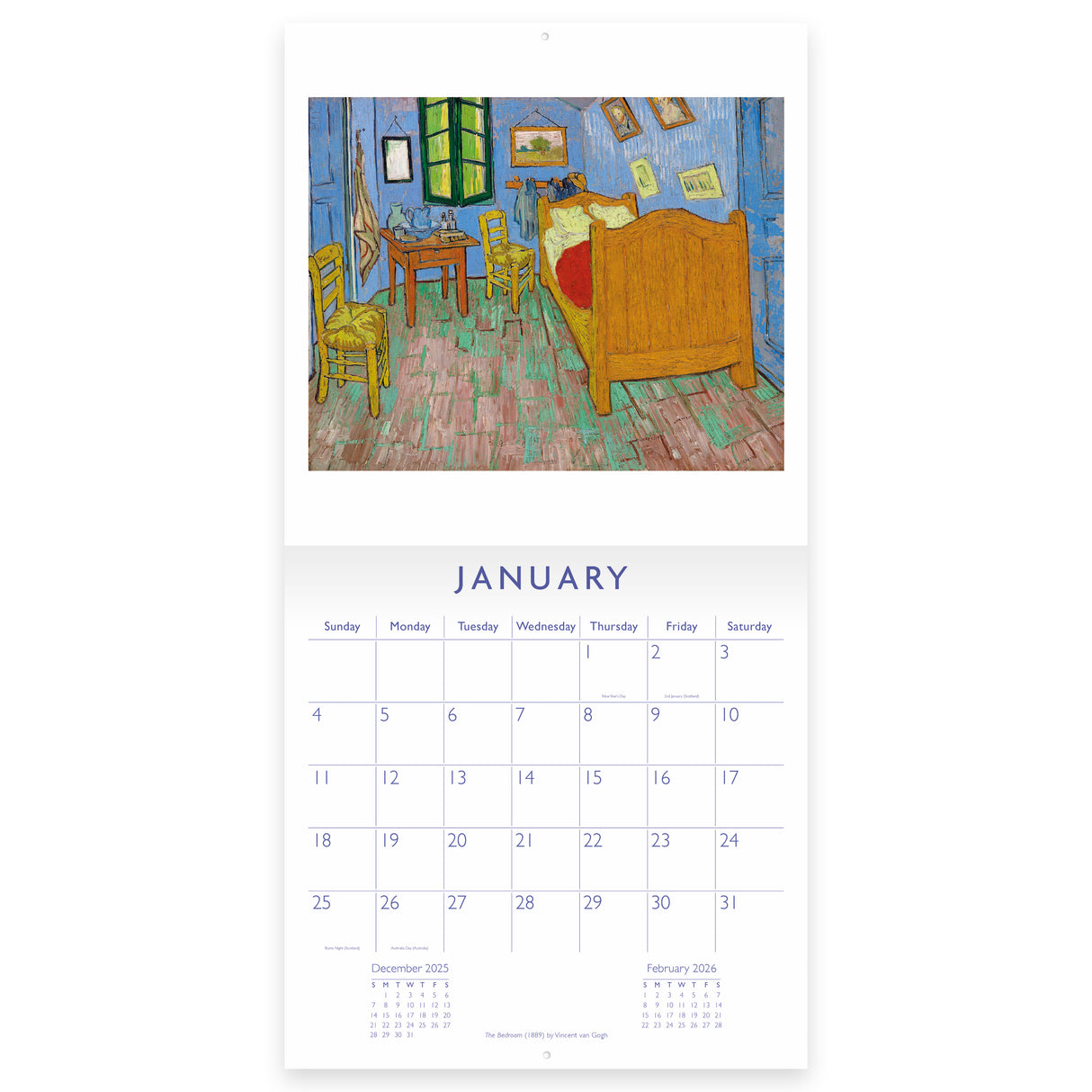 Fine Art 2026 Wall Calendar