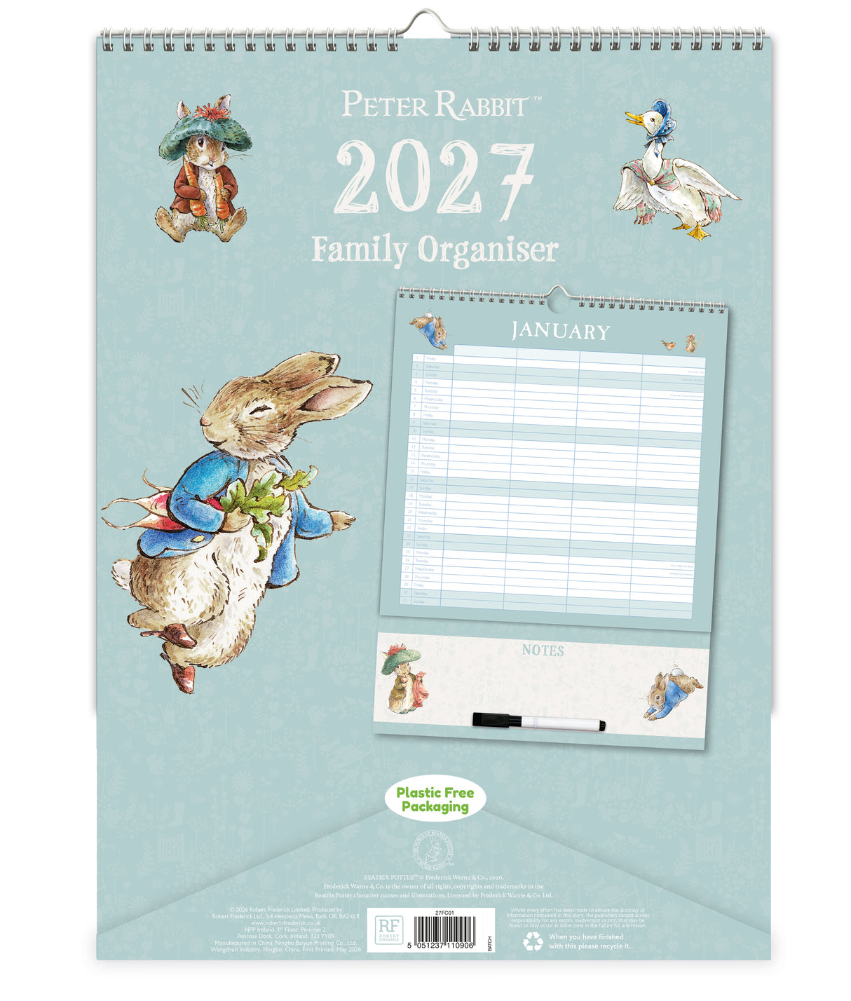 Peter Rabbit Family Organiser 2027
