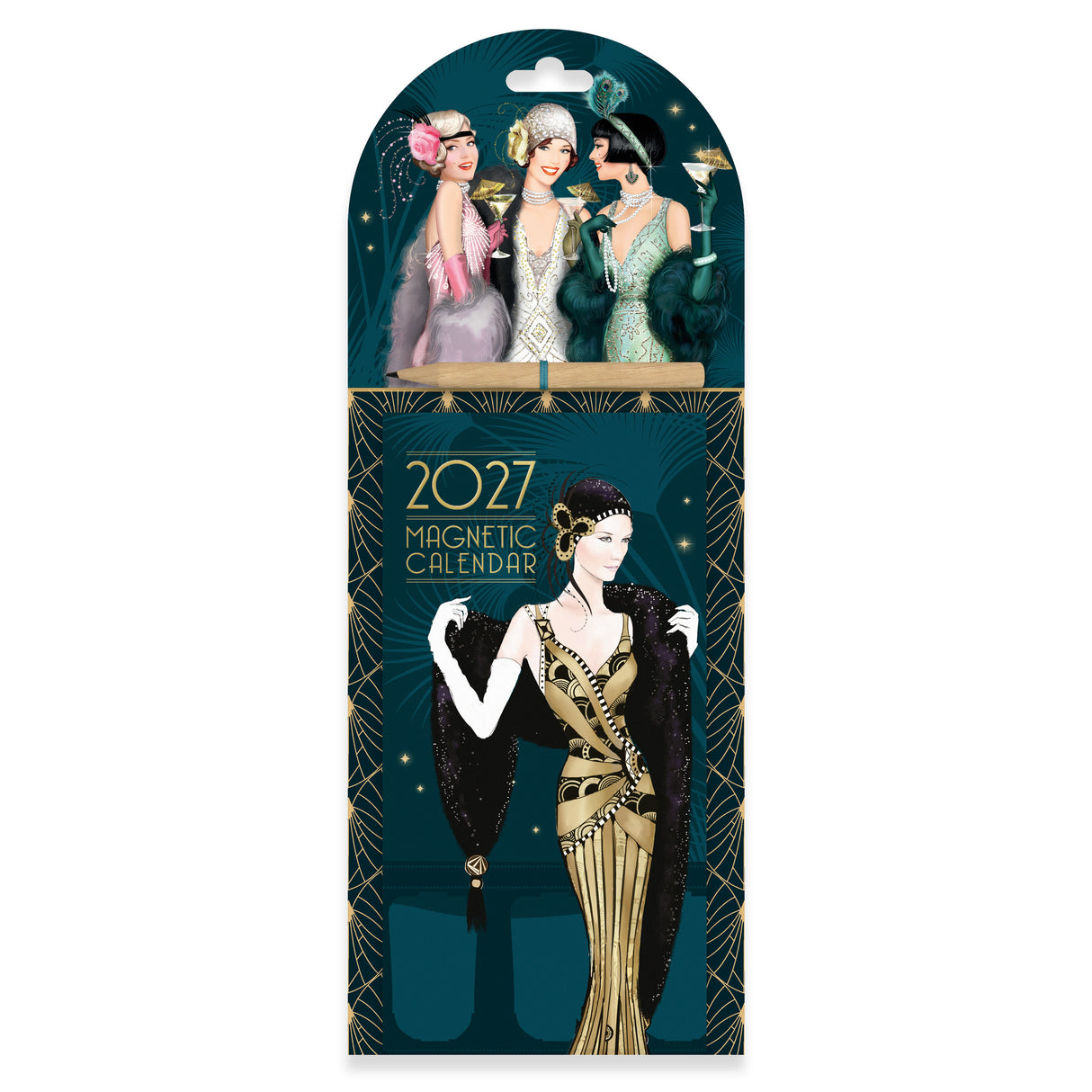 Claire Coxon Art Deco Magnetic Planner 2027