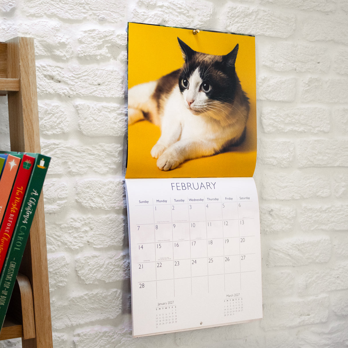 Cats Square Wall Calendar 2027