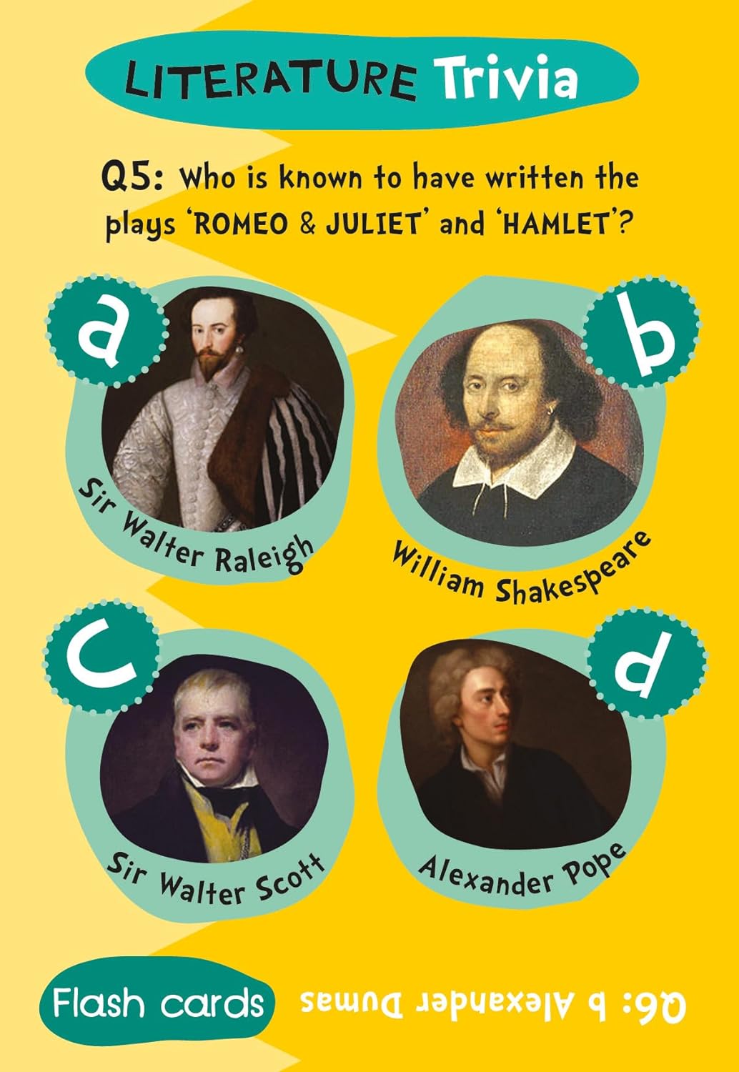 Children's Literature Trivia Flash Cards