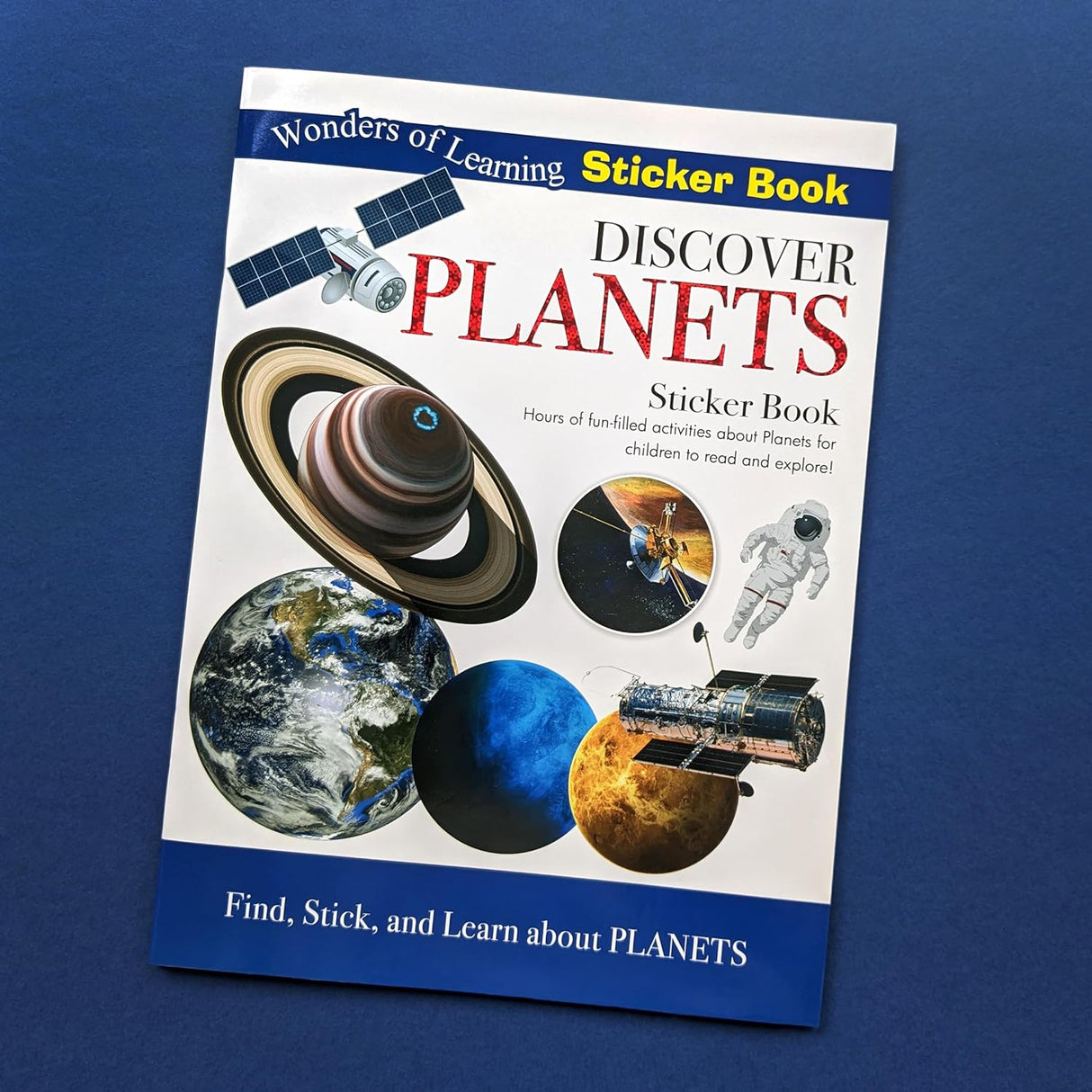 Discover Planets Sticker Book - Find, Stick and Learn