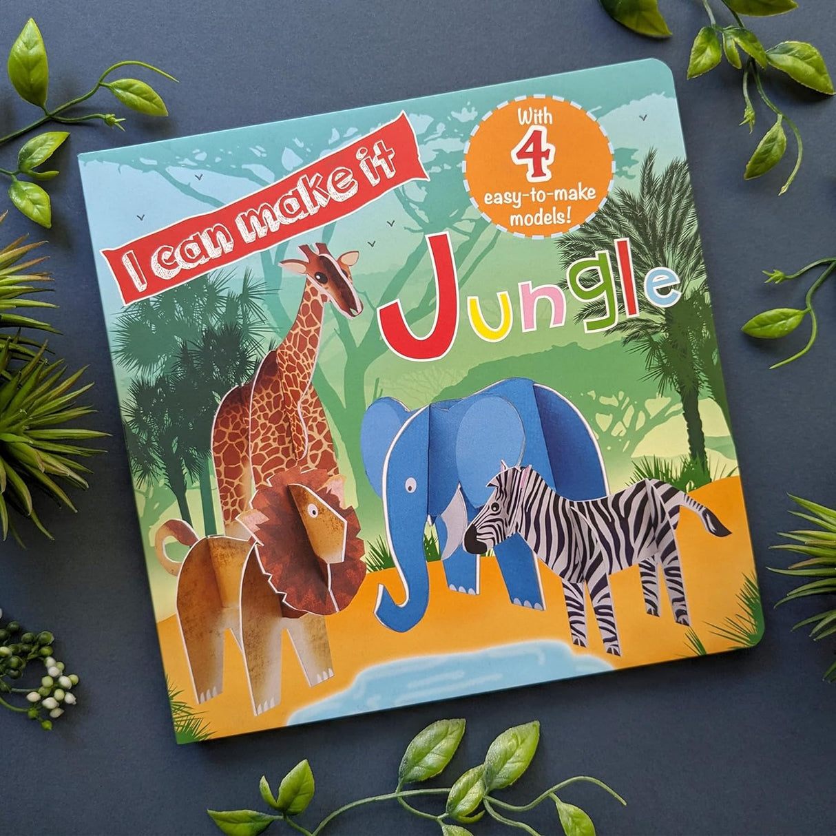 I Can Make It Jungle Animals Kit - Children’s Model Book