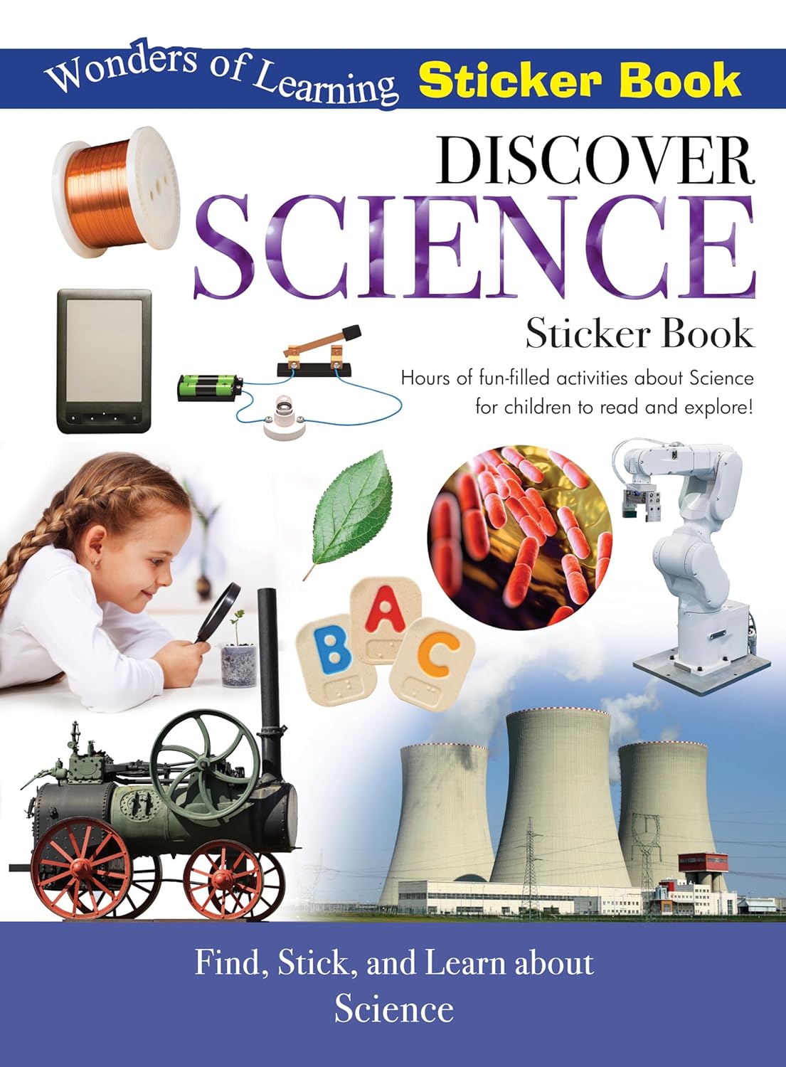 Discover Science Sticker Book - Find, Stick and Learn