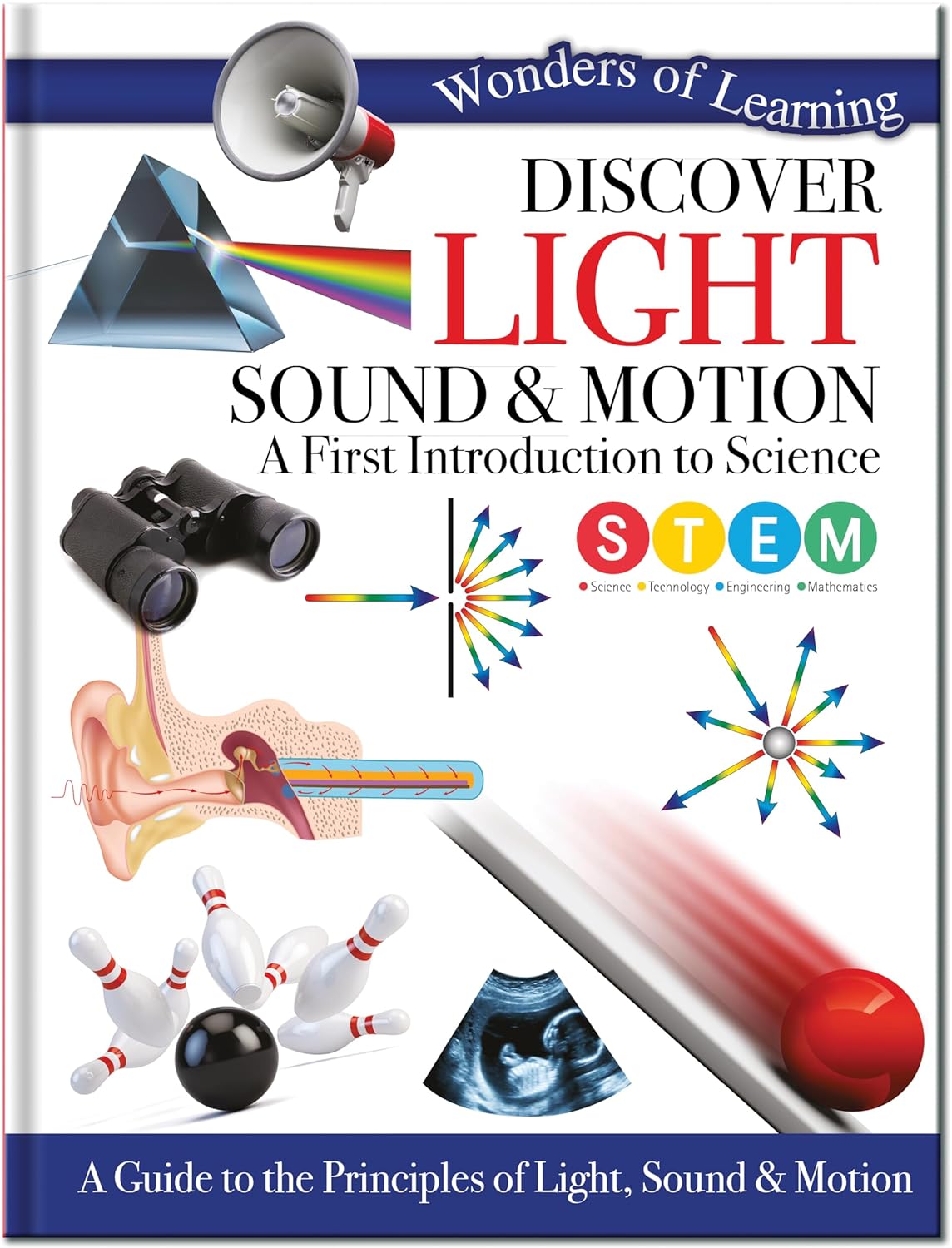 Discover Light, Sound & Motion - Children's Reference Book - STEM Learning
