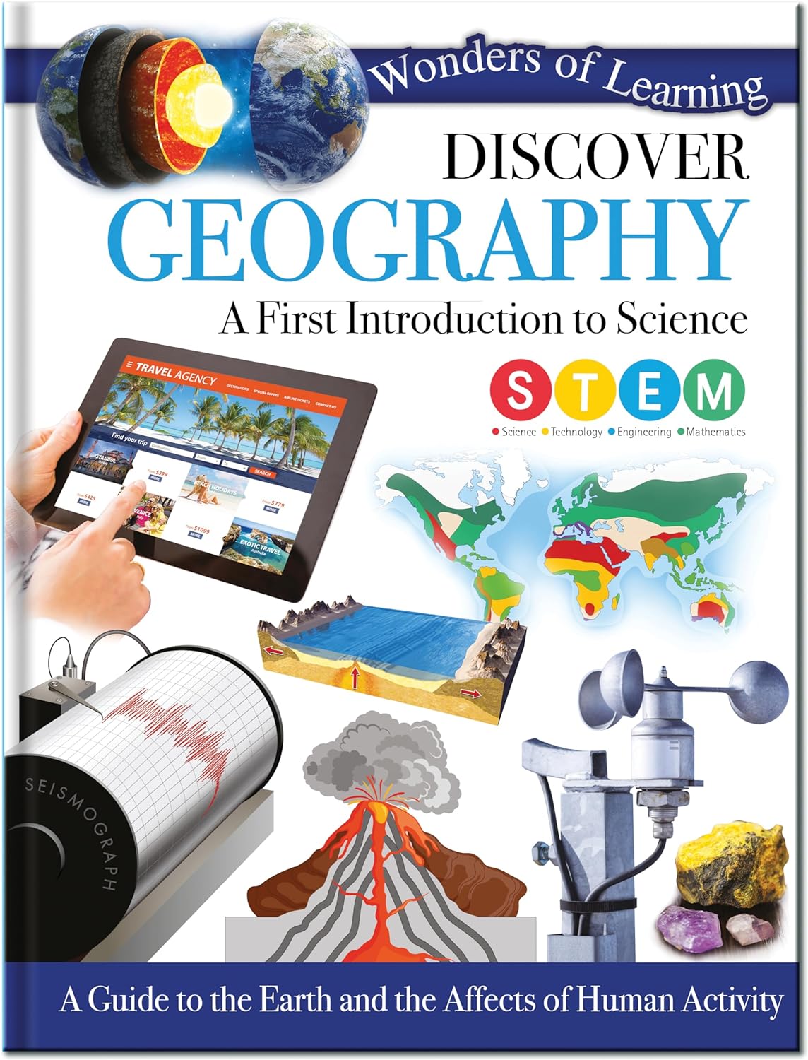 Discover Geography - Children's Reference Book - STEM Learning
