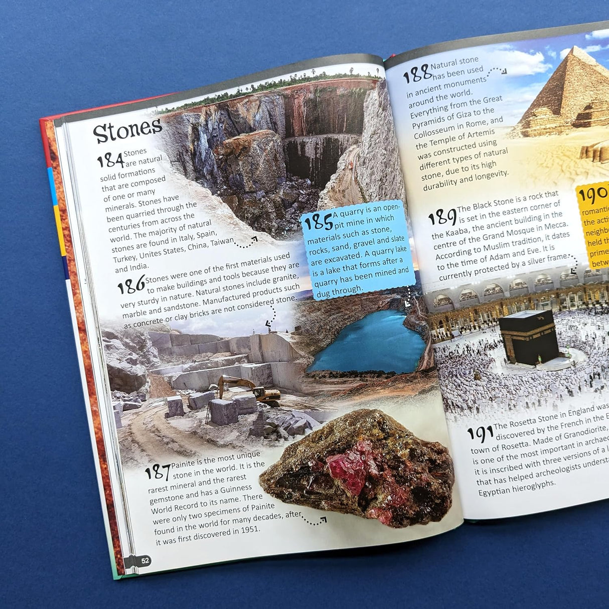 500 Fantastic Facts - Rocks and Minerals - Children's Reference Book