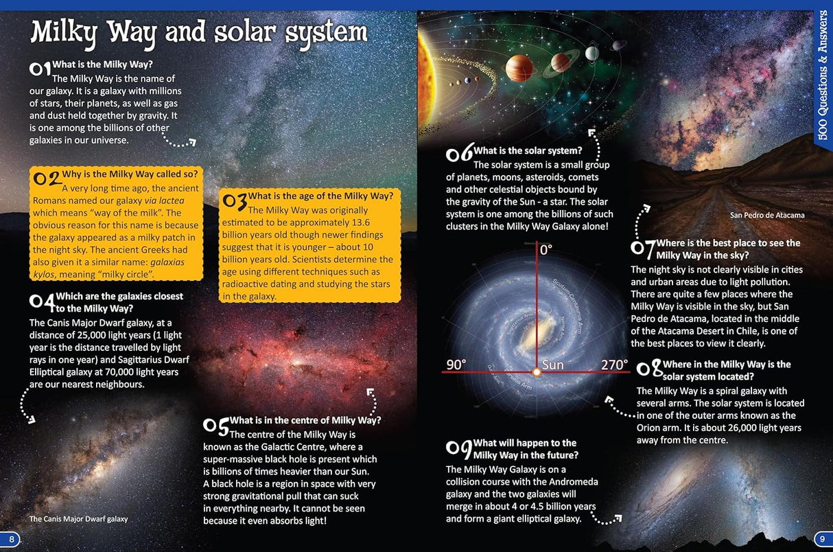 500 Questions and Answers - Planets - Children's Reference Book