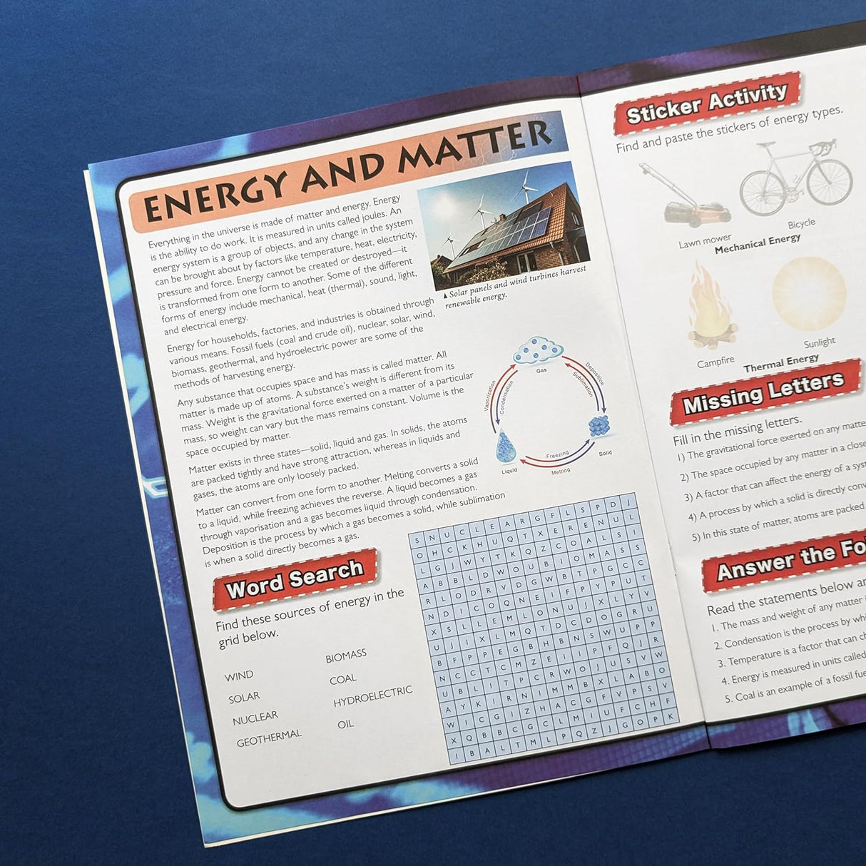 Discover Physics Sticker Book - Find, Stick and Learn