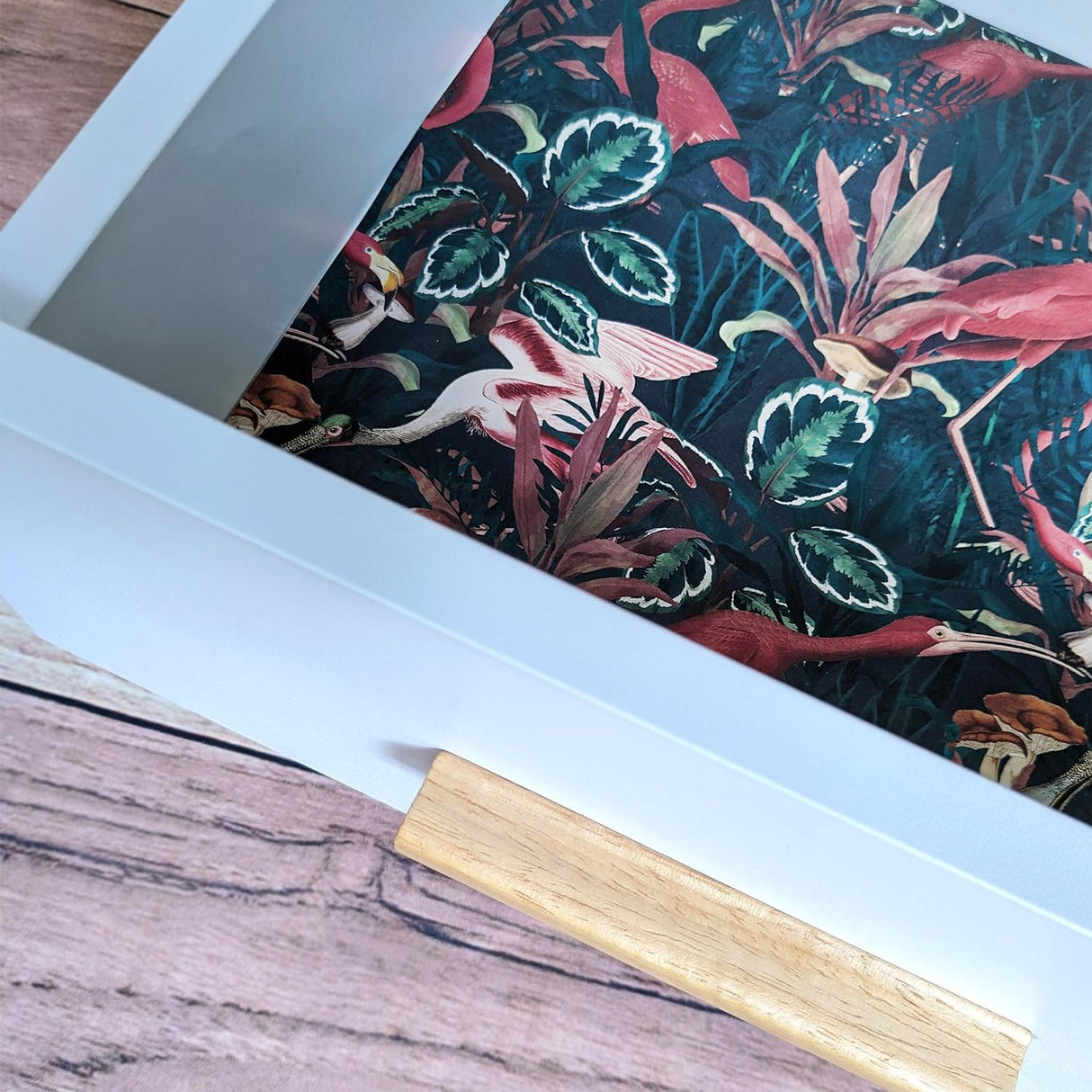 Willow and Belle Scented Drawer Liner - Set of 5 Patchouli - Jungle Green Design