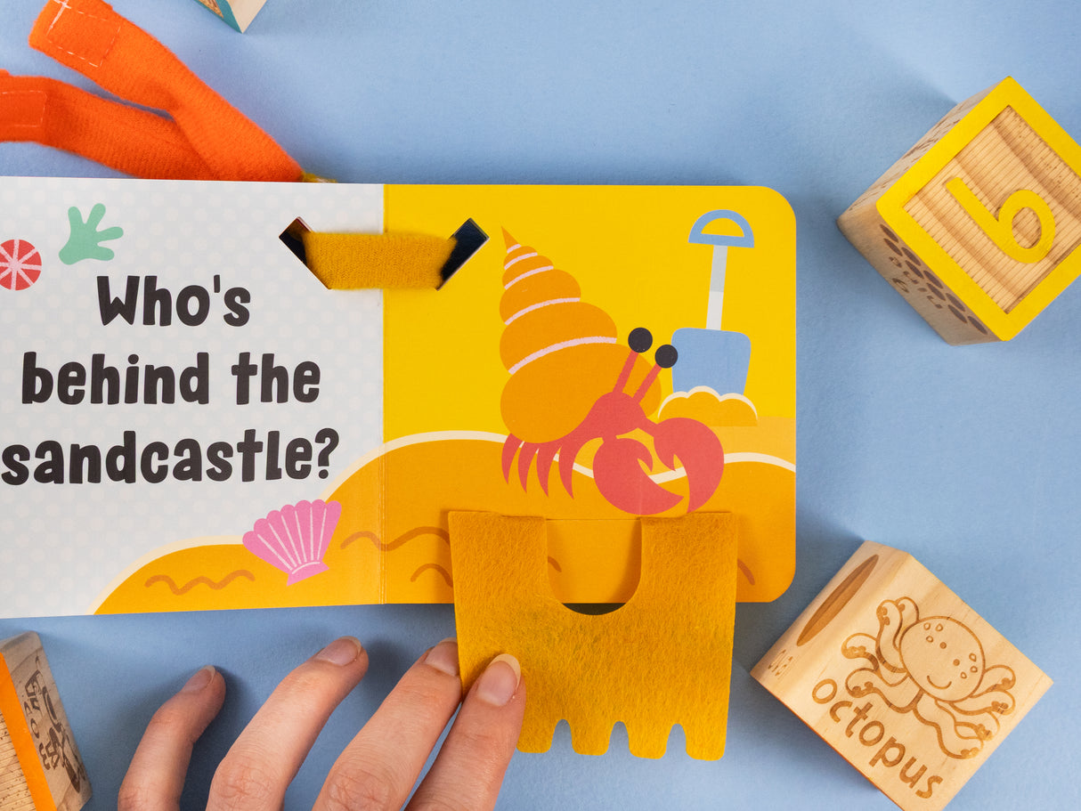 Buggy Book with Felt Flaps – In the Ocean