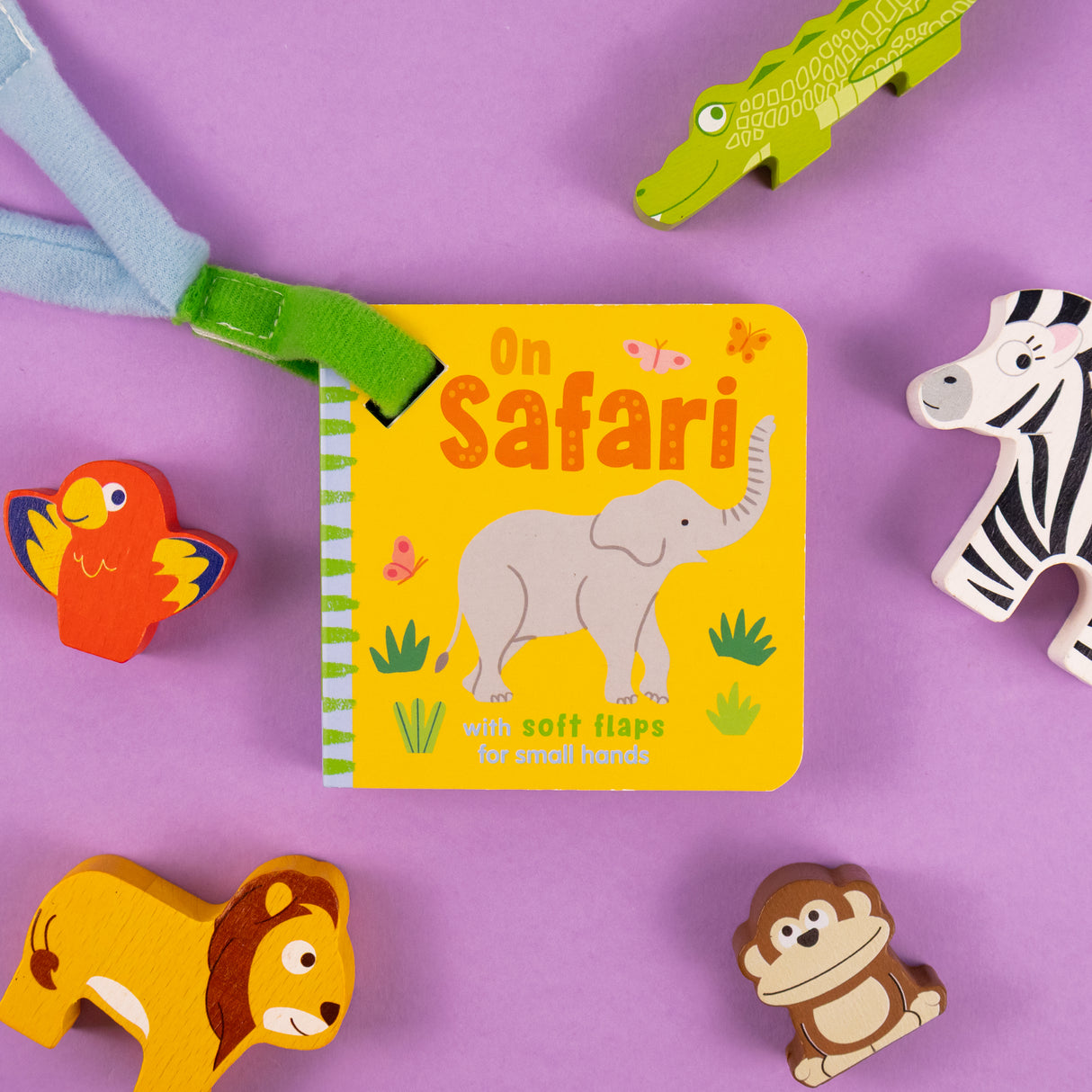 Buggy Book with Felt Flaps – On Safari