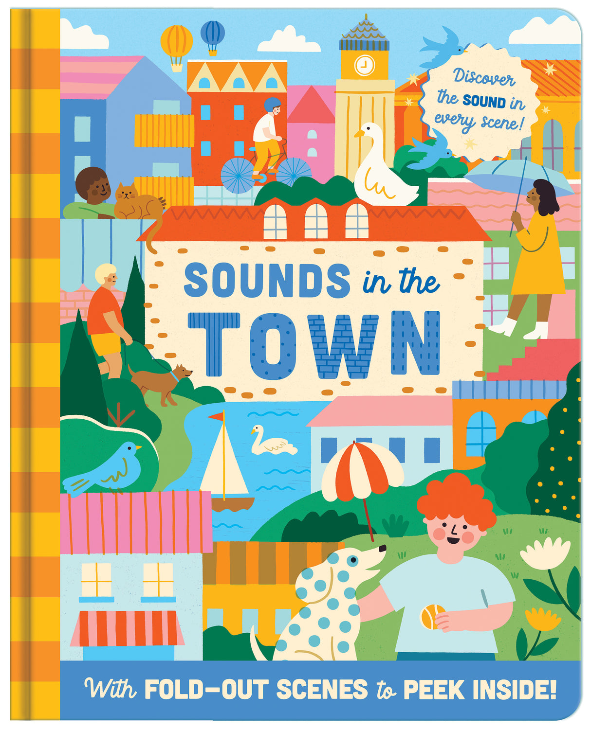 Sounds in the Town - Lift-the-Flap Sound Book for Children