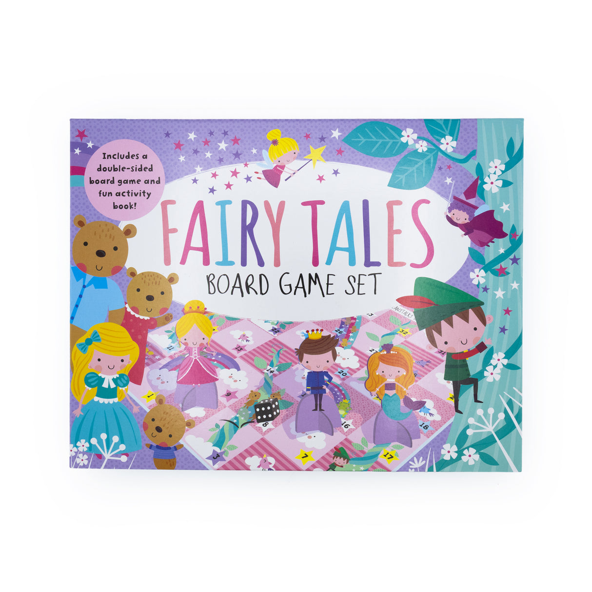 Fairy Tales Board Game Set - Includes 2 Games and Activity Book