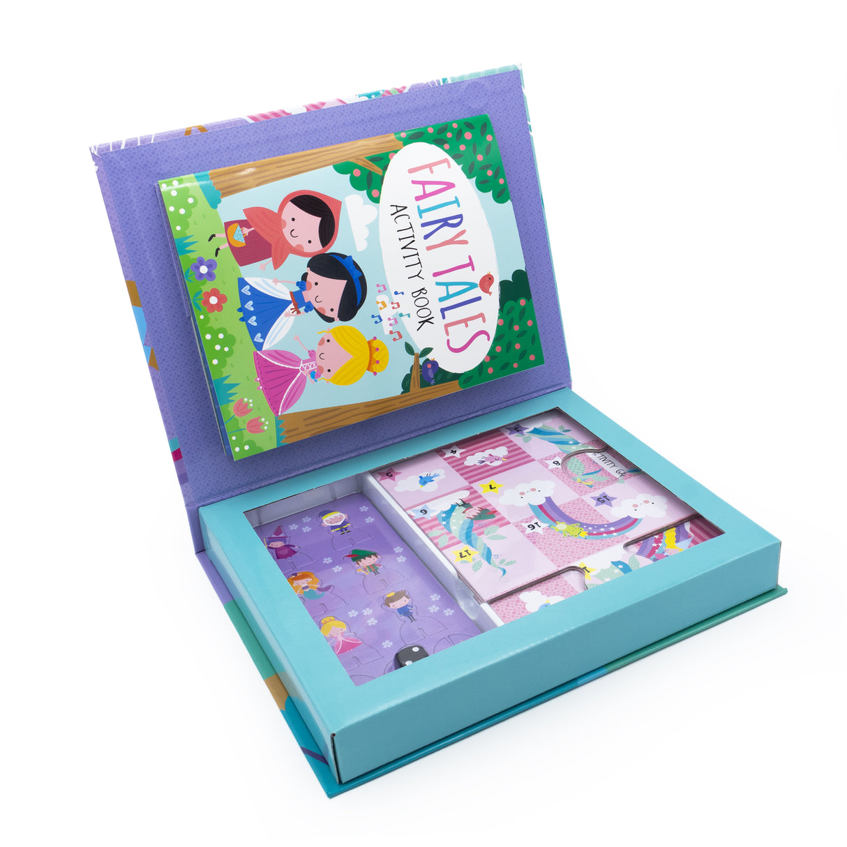 Fairy Tales Board Game Set - Includes 2 Games and Activity Book