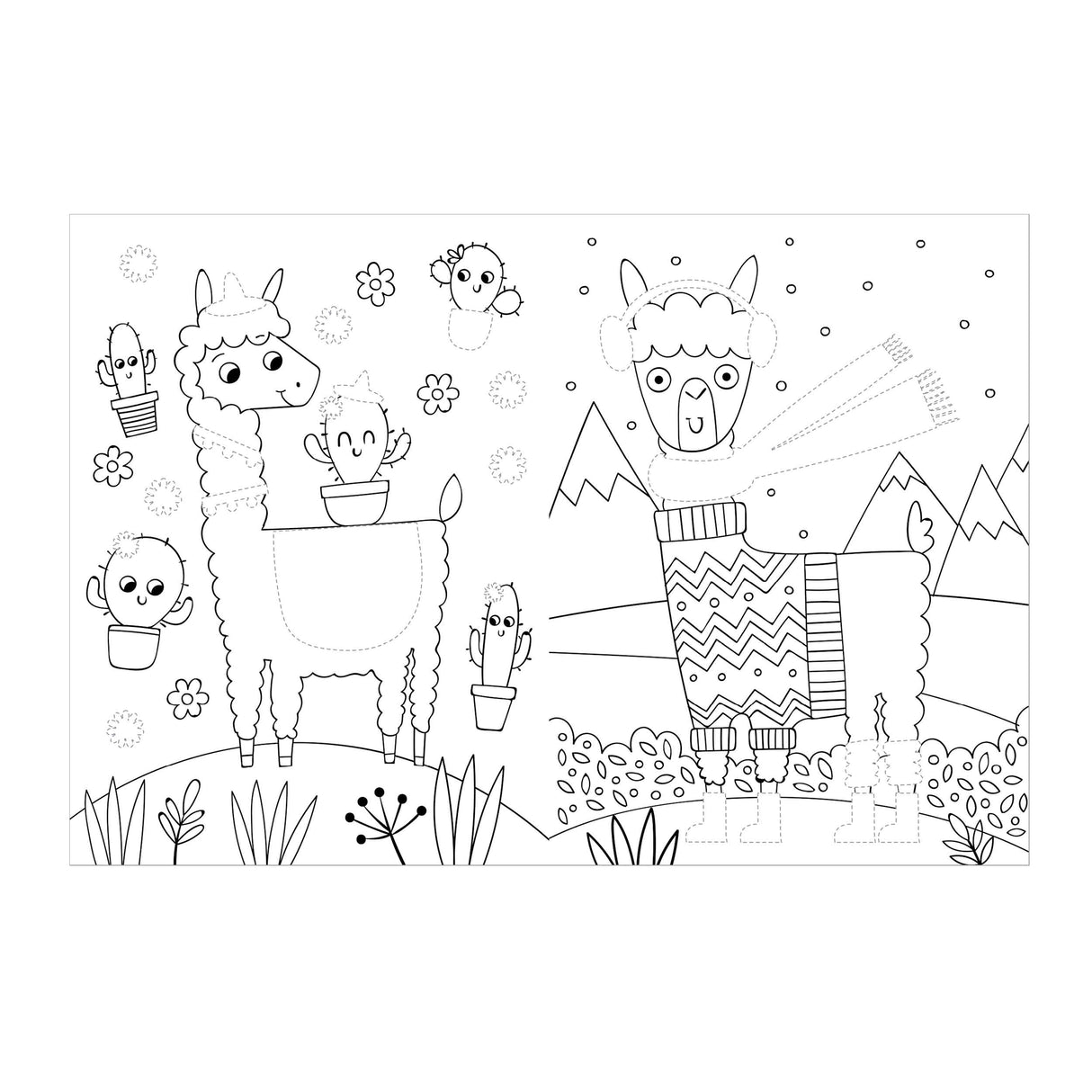 Dress Me Up Colouring & Activity Book - Llama