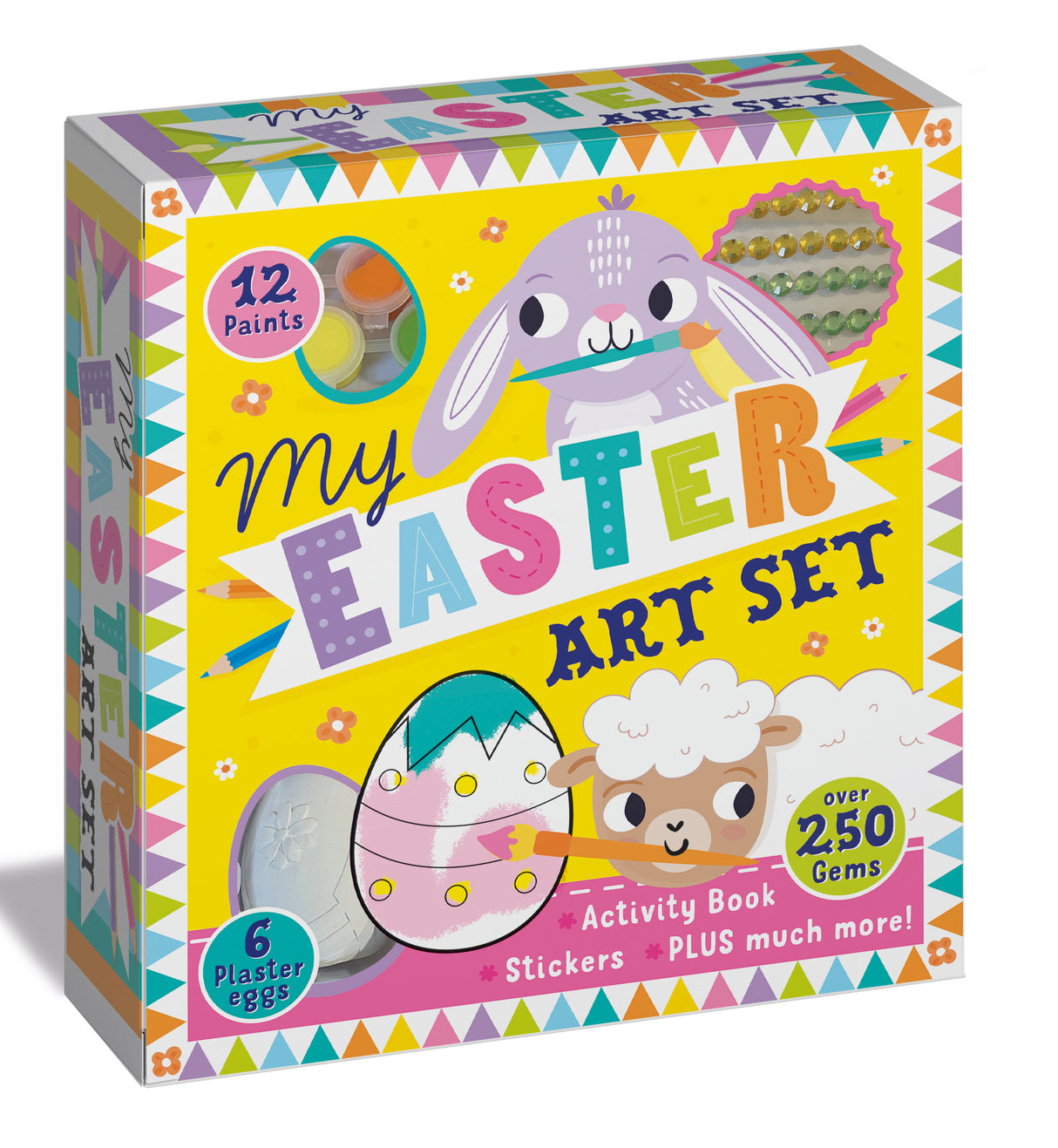 My Easter Art Set – Children’s Activity Set with Paints, Stickers and Plaster Eggs