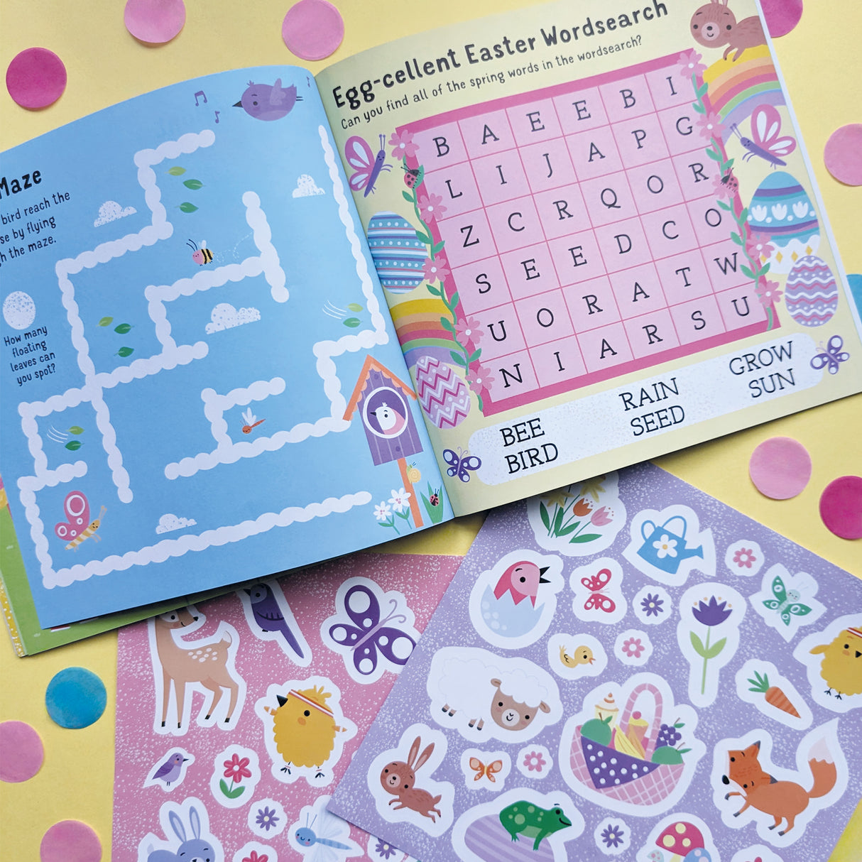 My Easter Art Set – Children’s Activity Set with Paints, Stickers and Plaster Eggs