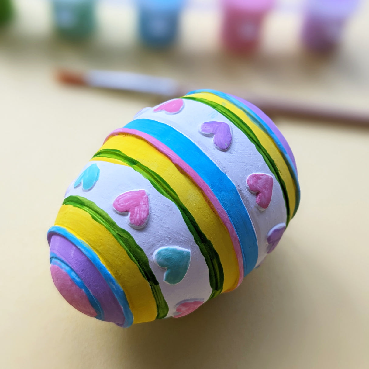 My Easter Art Set – Children’s Activity Set with Paints, Stickers and Plaster Eggs