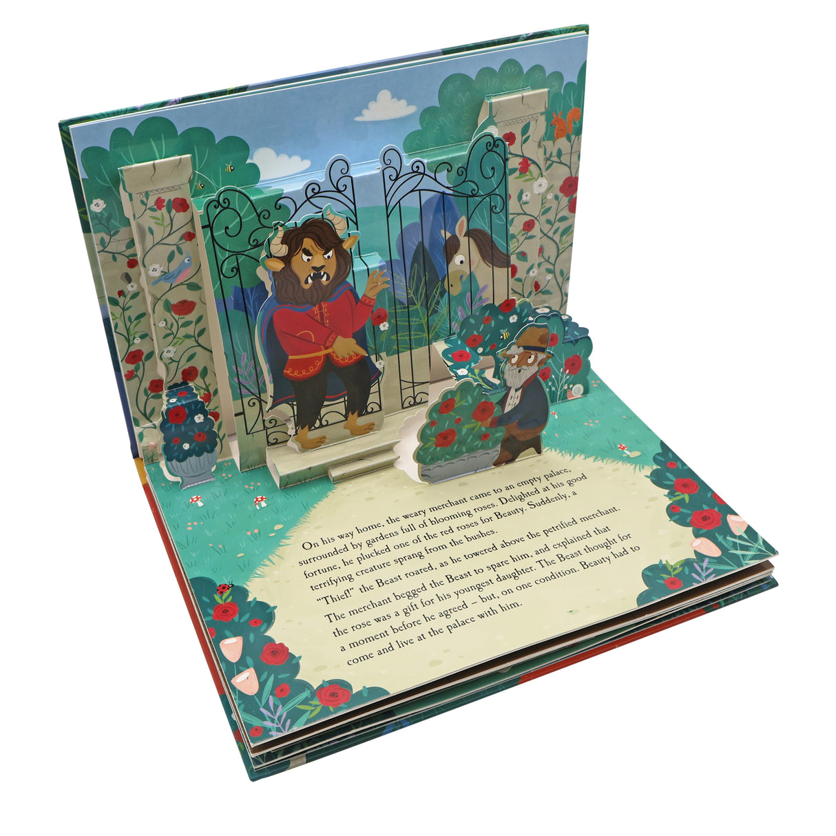Beauty And The Beast - Children’s Fairy Tale Pop-Up Book