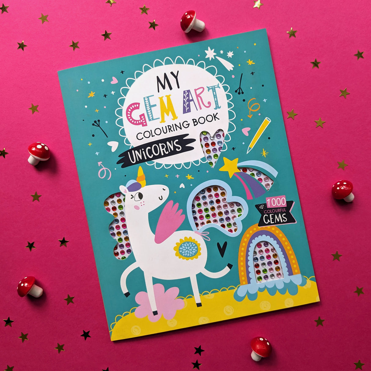 My Gem Art Colouring Book: Unicorns - 1000 Sparkling Gems for Kids