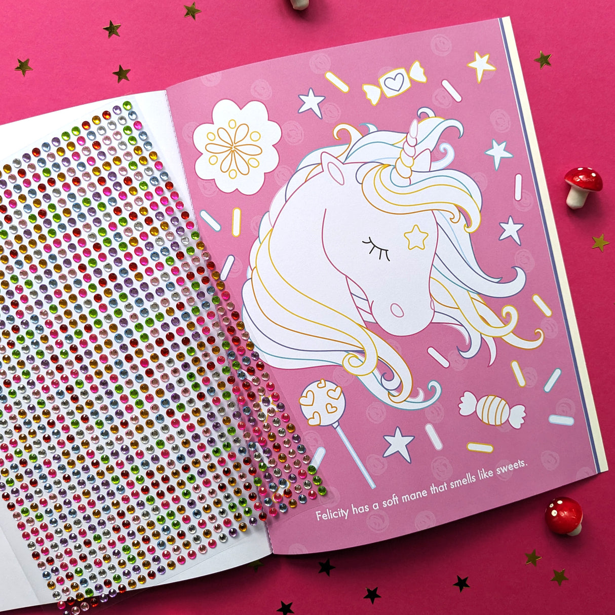 My Gem Art Colouring Book: Unicorns - 1000 Sparkling Gems for Kids