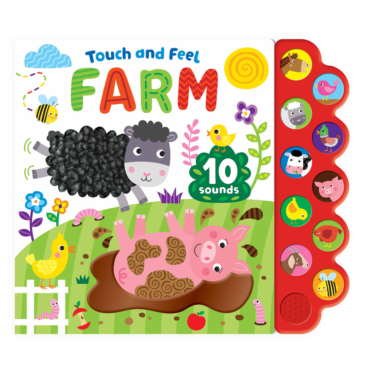 Touch and Feel Farm – 10 Button Sound Book