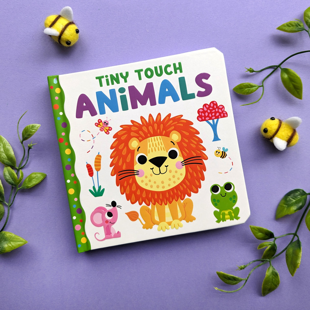 Tiny Touch Animals: Bright and Textured Baby Board Book for Ages 0-2 – Interactive Touch-and-Feel Book with Colourful Animal Characters