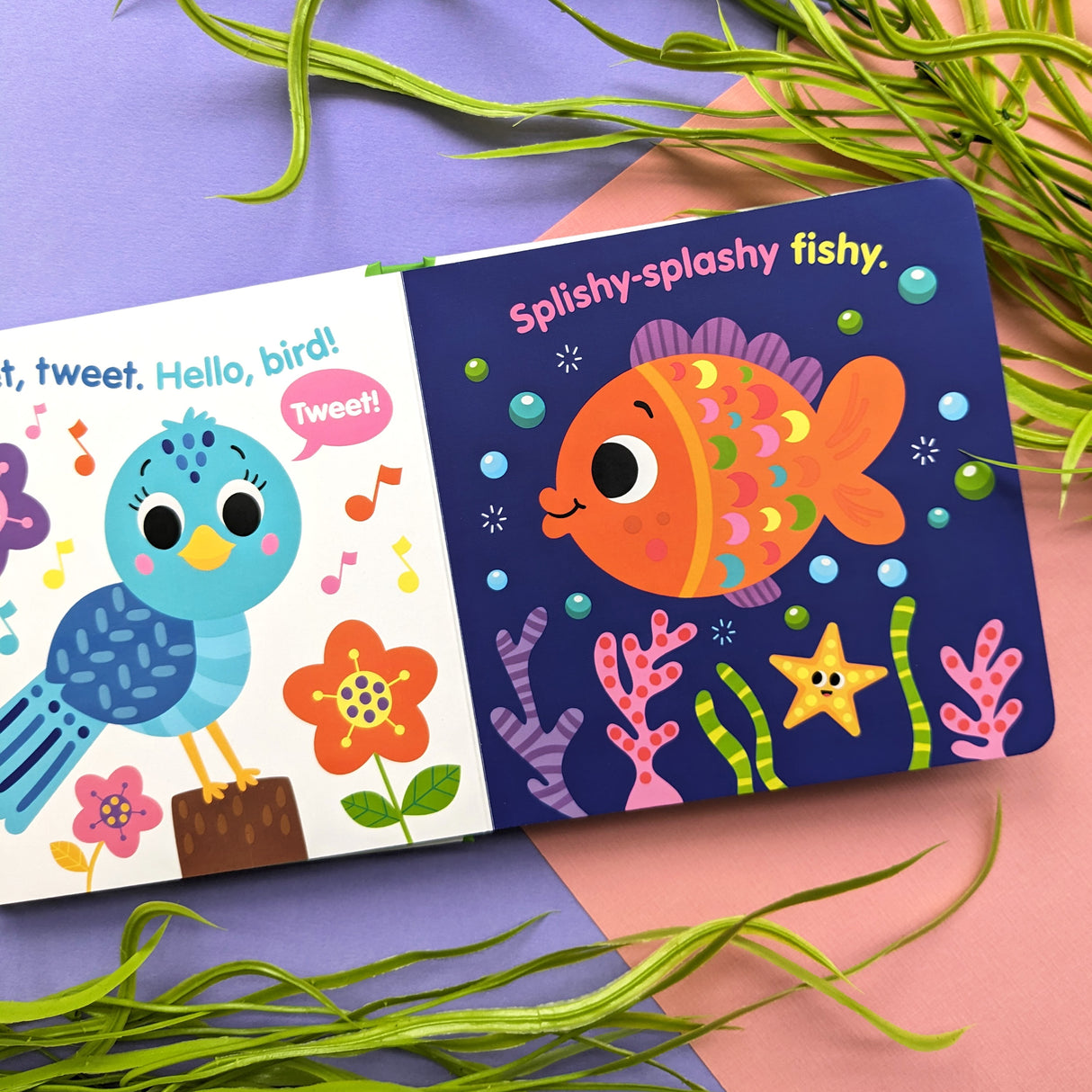 Tiny Touch Animals: Bright and Textured Baby Board Book for Ages 0-2 – Interactive Touch-and-Feel Book with Colourful Animal Characters