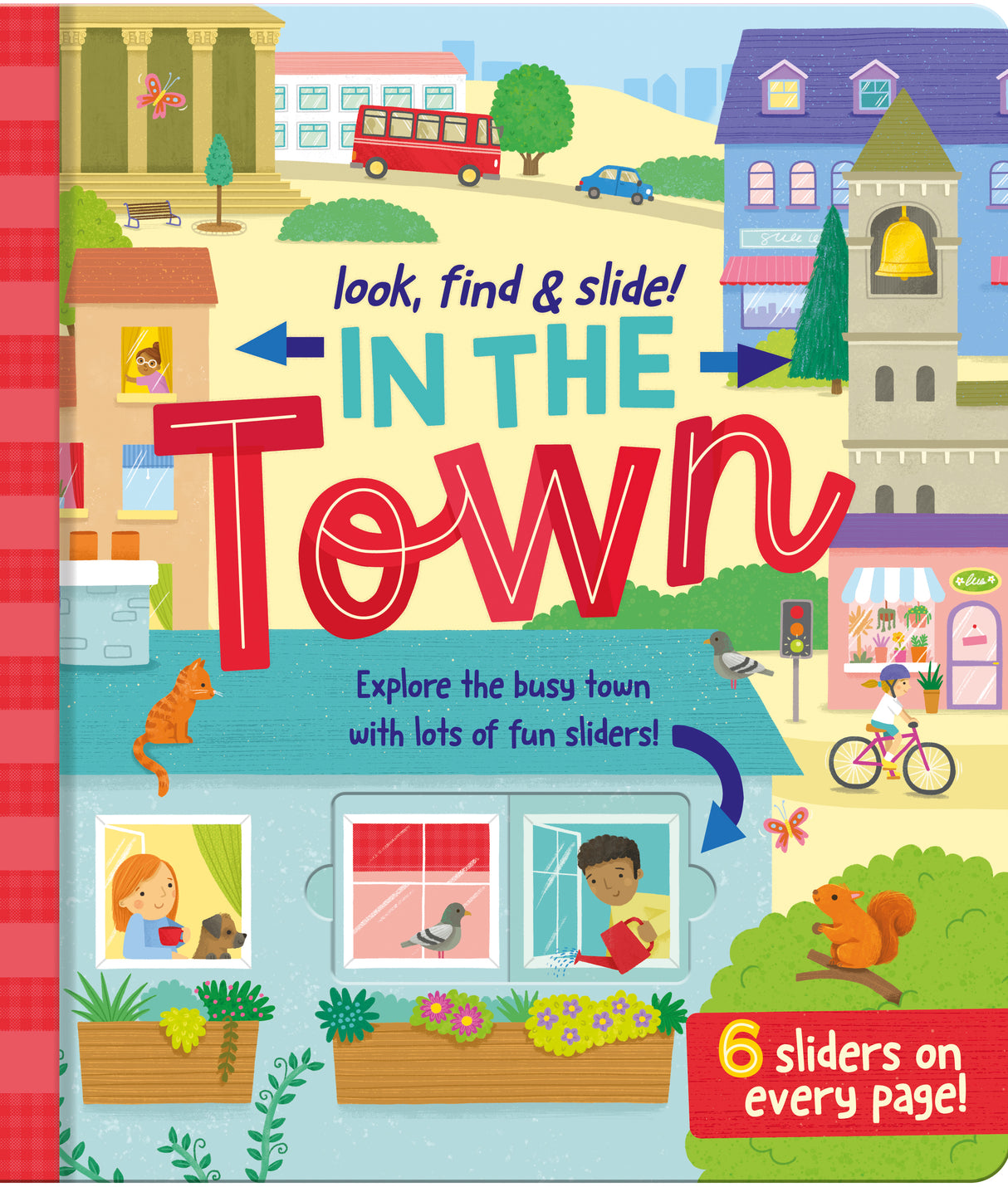 In The Town - Look, Find & Slide Children’s Book
