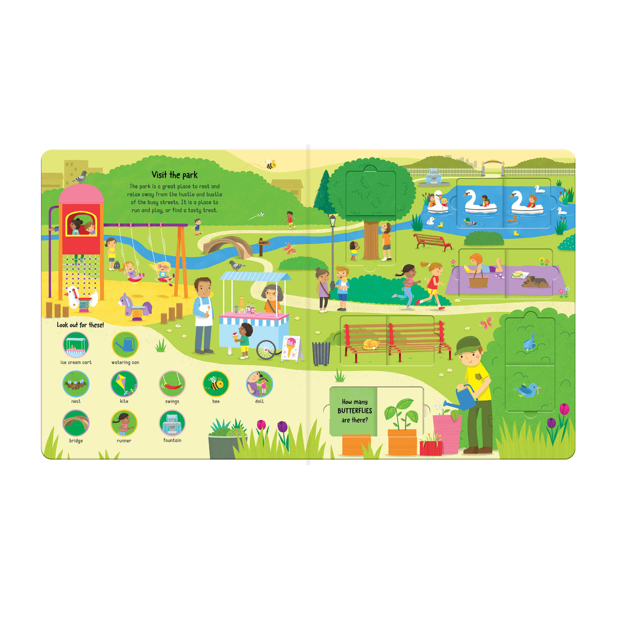 In The Wild - Look, Find & Slide Children’s Book