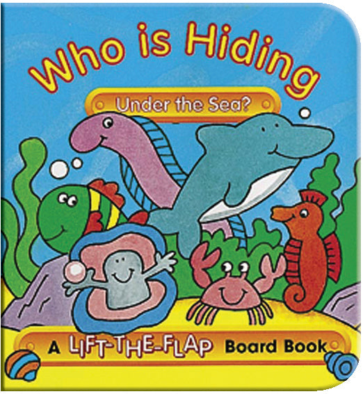 Who Is Hiding Under The Sea? - Children's Mini Lift-The-Flap Book ...