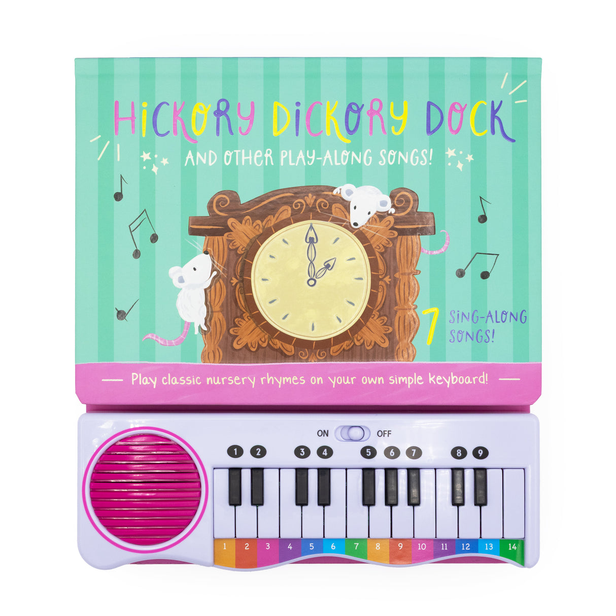 Hickory Dickory Dock - Colour-Coded Nursery Rhyme Piano Book