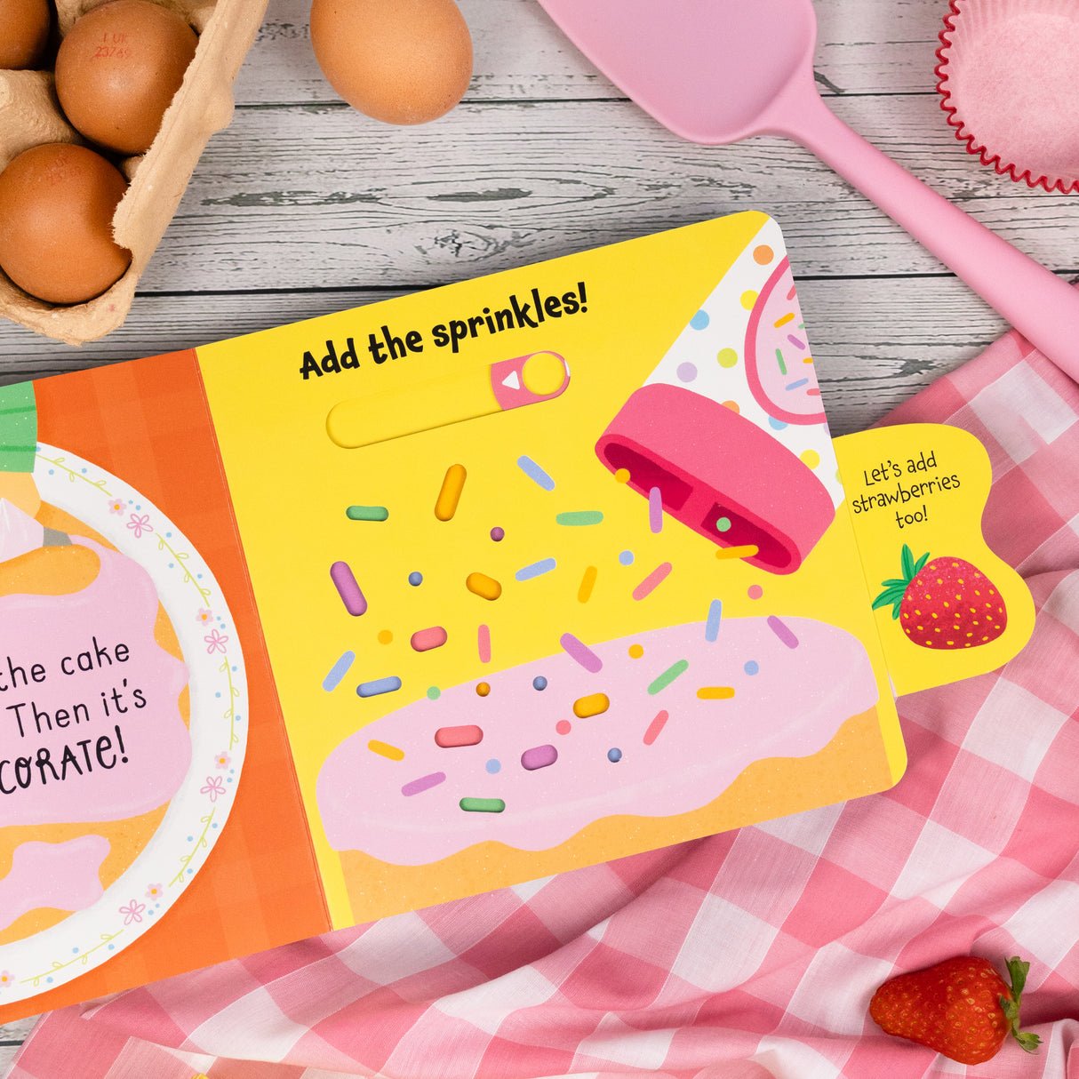 Let’s Bake - A Sweet Slider Book - Interactive Children’s Board Book