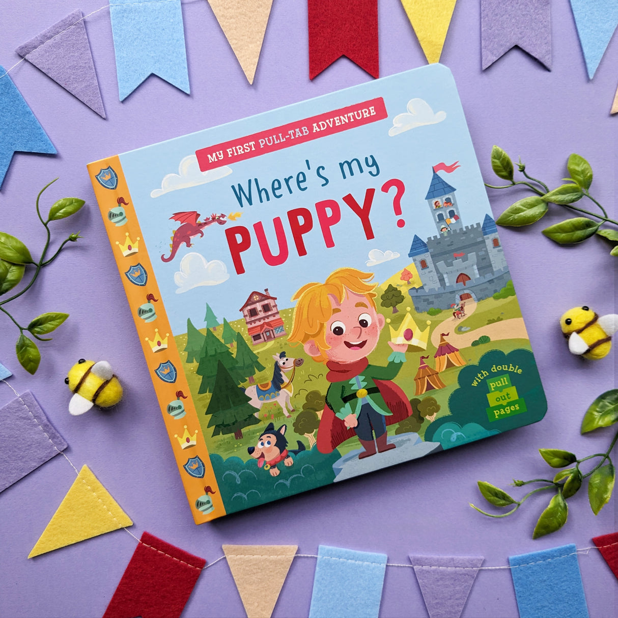 Where’s My Puppy? Children’s Giant Pull-Tab Adventure Book